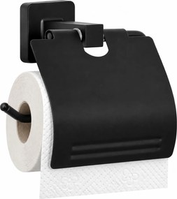 Czarny industrialny uchwyt na papier z osłoną E2-A20