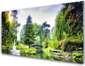 Panel Kuchenny Promienie Słońca Nad Wodospadem