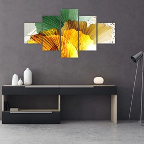 Obraz - Liście (125x70 cm)