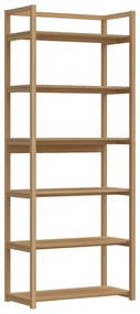 Regał w dekorze dębu w naturalnym kolorze 80x199x40 cm Ludza – Actona
