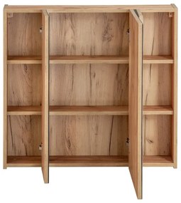 Szafka łazienkowa CAPRI 843 80 cm dąb z lustrem COMAD
