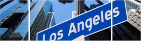 Obraz - Los Angeles (170x50 cm)