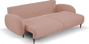 Sofa SOFT z funkcja spania i pojemnikiem PUDROWY RÓŻ RUN AGAIN 61