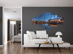 Obraz kanału wodnego - Göteborg (125x70 cm)