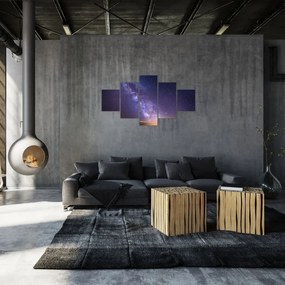 Obraz - Widok z kosmosu (125x70 cm)