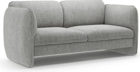 Jasnoszara sofa z tkaniny szenilowej 168 cm Georgia – Micadoni