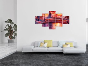 Obraz magicznego lasu (125x70 cm)
