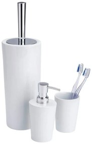 Pojemnik na szczotkę CONI WHITE + szczotka WC, WENKO