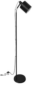 Czarna lampa stojąca - K191-Livar