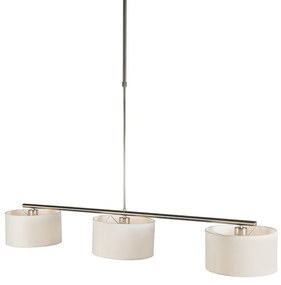 Nowoczesna lampa wisząca biała okrągła - VT 3 Nowoczesny Oswietlenie wewnetrzne