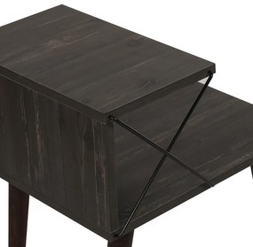 Stolik nocny Cross Dark Brown