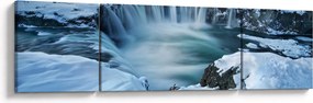 Obraz - Wodospad Bogów, Islandia (170x50 cm)