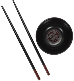 Zestaw do sushi - pałeczki i miseczki, 4 szt.