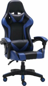 Fotel Gamingowy REMUS | Niebieski | 66x62x125 cm | Gamingowy