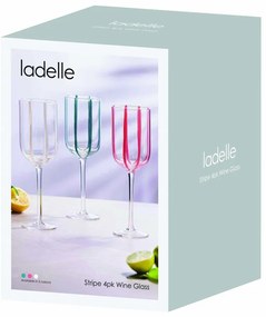 Kieliszki do wina zestaw 4 szt. 350 ml Stripe – Ladelle