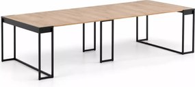 Rozkładana konsola Nuvio – nowoczesny design, funkcjonalność i elegancja w jednym meblu, wiele kolorów blatu i stali do wyboru