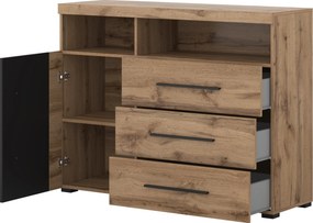 Komoda RISTO 119 cm do Salonu Sypialni Dąb wotan