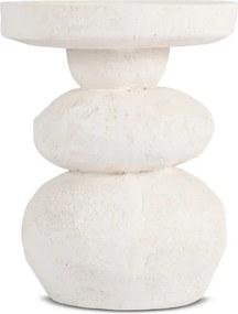 Stolik Kawowy LOVI 41 cm Krem/Beż Japandi