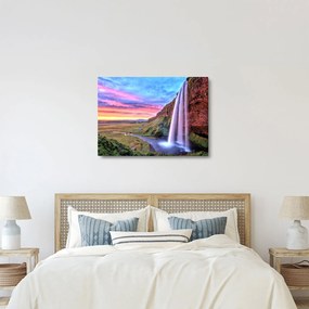 Obraz - Wodospad Seljalandsfoss (70x50 cm)