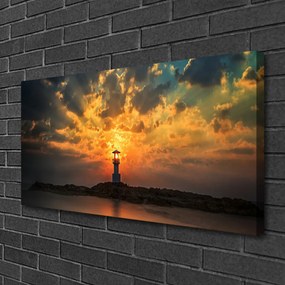 Obraz na płótnie Latarnia na Skalistym Brzegu