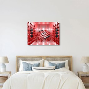 Obraz na szkle abstrakcji przycisku (70x50 cm)