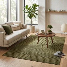 Zielony dywan 200x290 cm Whirl – ESTE