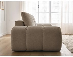 Szarobrązowa sofa z tkaniny szenilowej 278 cm Everest – Bobochic Paris