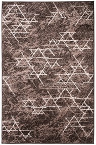 Dywan Mira Miękki brązowy 100x100 Chodnik