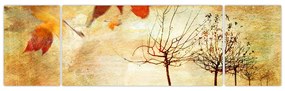 Obraz - Jesienny nastrój (170x50 cm)