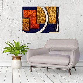 Obraz na szkle abstrakcji (70x50 cm)