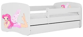 Łóżko dziecięce BABY DREAMS 180x80 wróżka ze skrzydełkami KOCOT KIDS