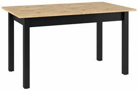 Rozkładany stół w stylu industrialnym dąb artisan - QA F3-M34