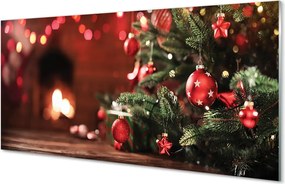 Panel szklany do Kuchni Choinka Pełna Prezentów