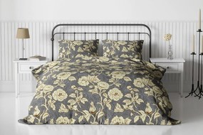 PrzytulneMieszkanie.pl PrzytulneMieszkanie.pl Flanelowa pościel LUXFLOWER szara Rozmiar pościeli: 70 x 90 cm | 140 x 200 cm