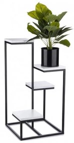 Stojak na kwiaty KASKADA 79x40 czarno-biały