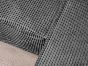 PROMOCJA Ciemnoszary narożnik w kształcie litery U SMART COSARO 295x140 cm II. jakość