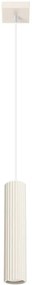 Beżowa pojedyńcza lampa wisząca 3X D296 W5-H04