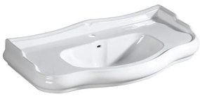Biała ceramiczna umywalka 100x54,5 cm Retro – Sapho
