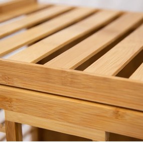 PROMOCJA Szary bambusowy kosz na pranie SOBIKON II. jakość