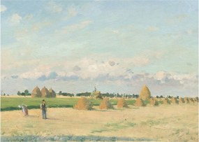 Obraz - Camille Pissarro, Landscape, Ile de France, reprodukcje (70x50 cm)