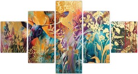 Obraz - Abstrakcyjny obraz natury (125x70 cm)