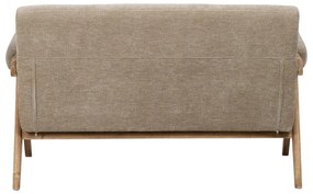 Beżowa sofa z tkaniny szenilowej 134 cm Rest – Ixia