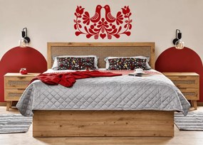 Łóżko tapicerowane Calviro z wysokim wezgłowiem i szufladami – nowoczesny design, komfort i elegancja do Twojej sypialni