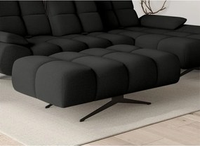 Nowoczesna pufa PRADO Soft Lux w tkaninie CURIO 99 WERSAL
