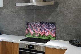 Szklany Panel Flagi Stanów Zjednoczonych