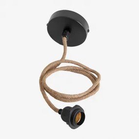 Przewód Do Lampy Sufitowej Na Zewnątrz Coyle Czarna - Sklum