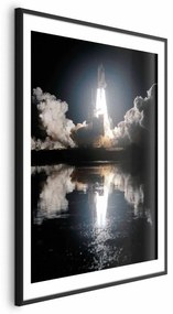 Plakat Udany start 29,7x42 cm z ramą czarną z marginesem ARTGEIST B
