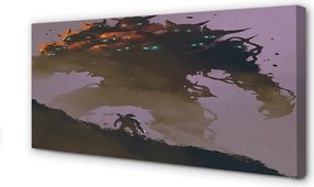 Obraz drukowany na płótnie Człowiek z Głowami