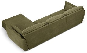Zielony narożnik (prawostronny) Vanda – Mazzini Sofas