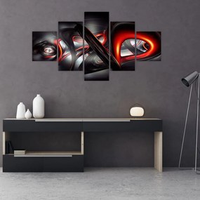 Obraz abstrakcji (125x70 cm)